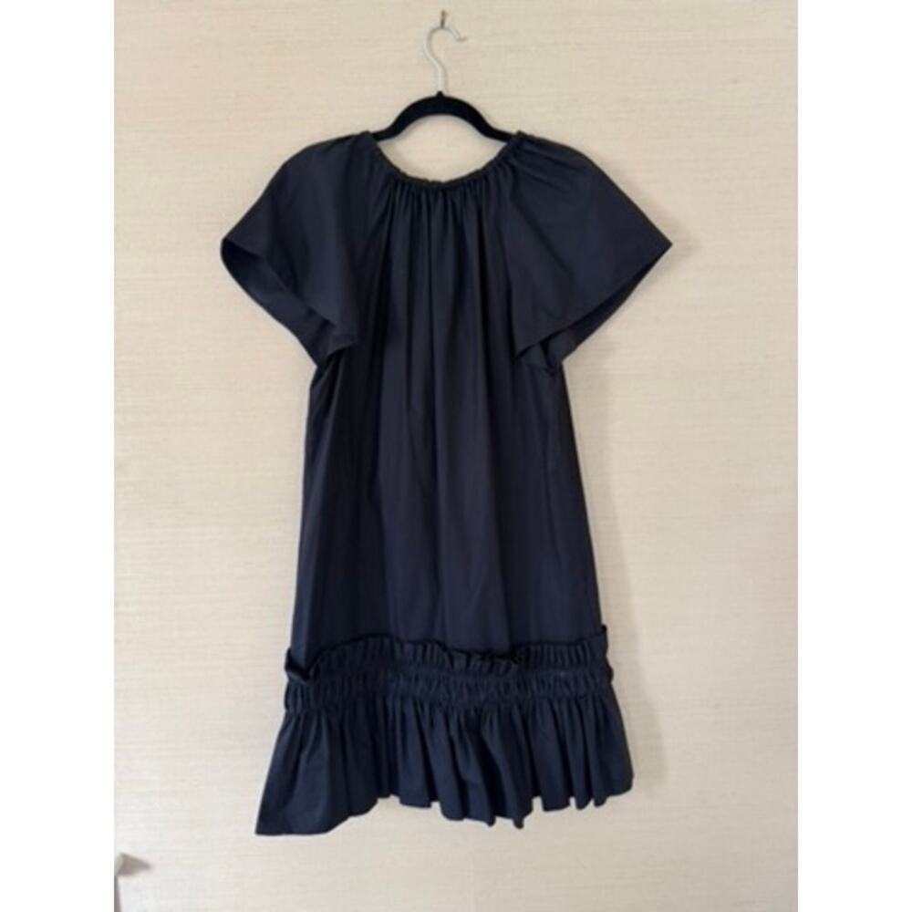 See by Chloé Black Smocked Mini Dress – Size 36 (US 4)
